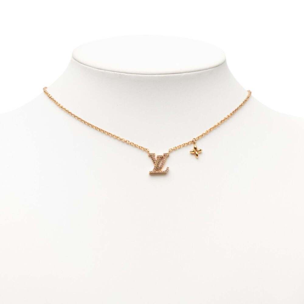 LOUIS VUITTON Gold Necklace - Picture 7 of 8